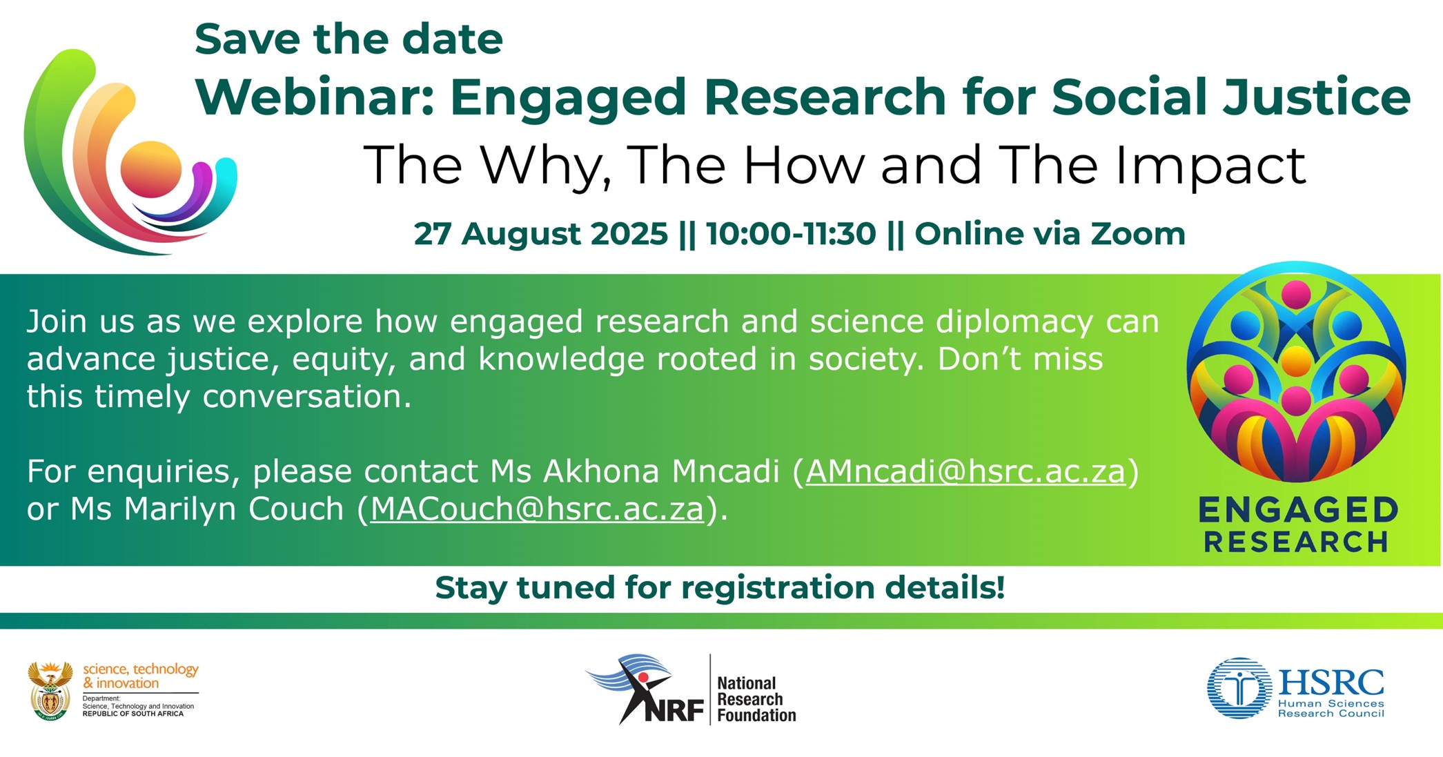 save the date webinar
